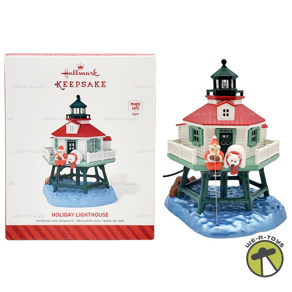 Hallmark Keepsake Ornament Holiday Lighthouse 2014 Third in a Series