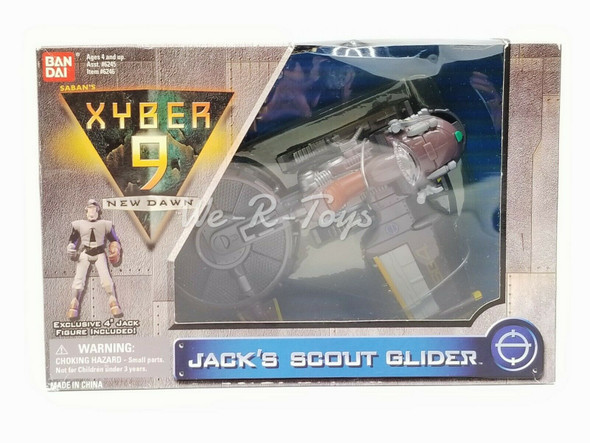 Saban's Xyber 9 New Dawn Jack's Scout Glider & Jack Figure 1999 Bandai No. 6246