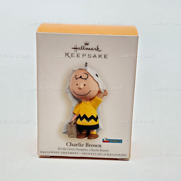 Hallmark Keepsakes 2006 Charlie Brown Ghost Its The Great Pumpkin Ornament NEW
