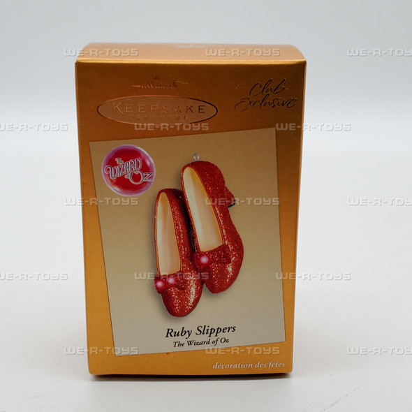 Hallmark Keepsakes 2005 The Wizard Of Oz Ruby Slippers Ornament NEW