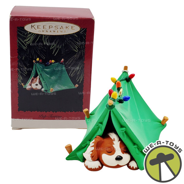 Hallmark Keepsakes 1996 Pup-Tenting Ornament NEW