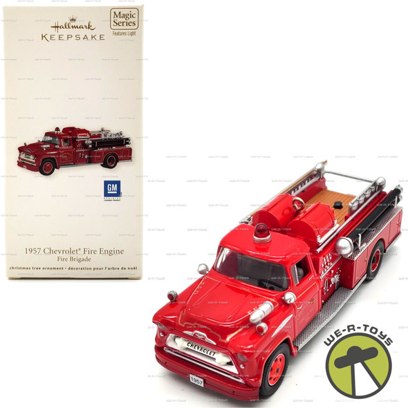 Hallmark Keepsake 1957 Chevrolet Fire Engine Fire Brigade Ornament 2011 #QX8849