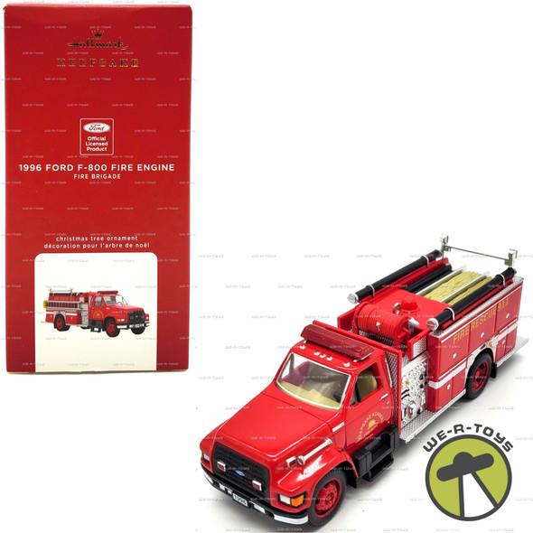 Hallmark Keepsake 1996 Ford F-800 Fire Engine Fire Brigade Ornament 2020 QXR9254