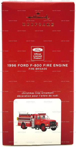 Hallmark Keepsake 1996 Ford F-800 Fire Engine Fire Brigade Ornament 2020 QXR9254