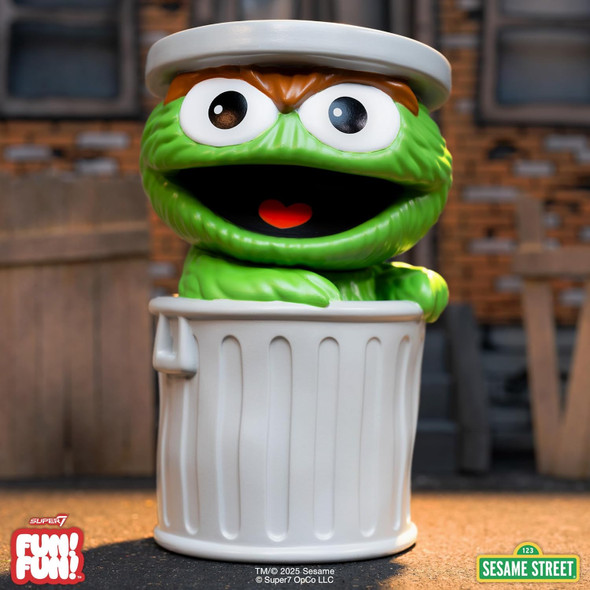 Super7 Sesame Street Fun! Fun! Wave 01 Oscar The Grouch Action Figure 2025