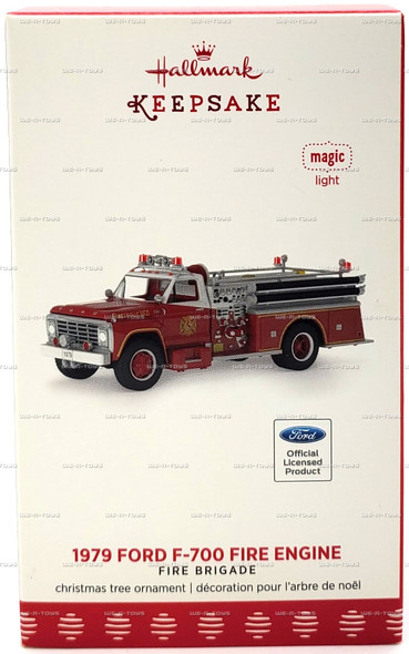 Hallmark Keepsake 1979 Ford F-700 Fire Engine Fire Brigade Ornament 2017 #QX9252