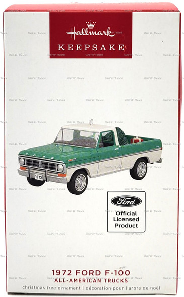 Hallmark Keepsake 1972 Ford F-100 All-American Trucks Ornament 2022 #QXR9183