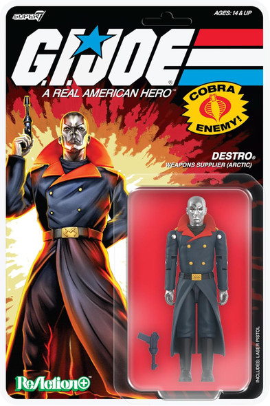 G.I. Joe ReAction Arctic Destro Movie Ver. Action Figure Super7