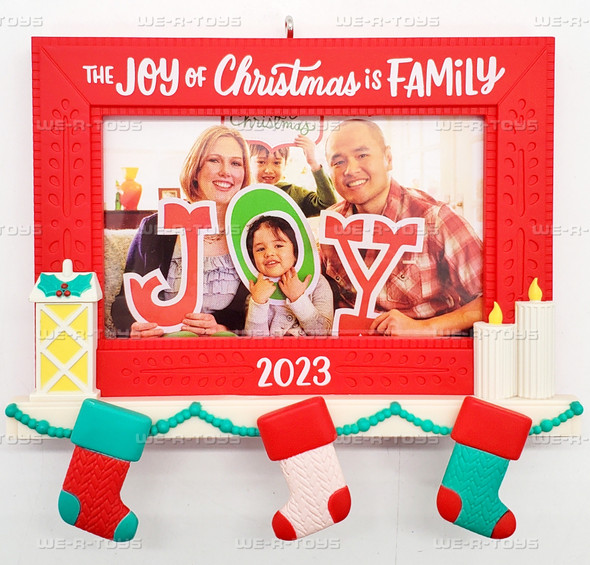 Hallmark Keepsake Christmas Ornament Family Joy Photo Frame 2023