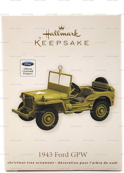 Hallmark Keepsake 1943 Ford GPW Ornament 2012 #QXI2074