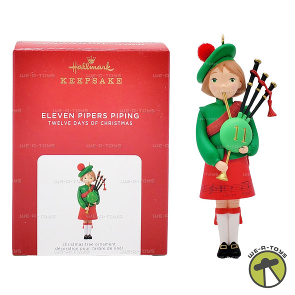 Hallmark Keepsake Ornament Twelve Days of Christmas Eleven Pipers Piping 2021