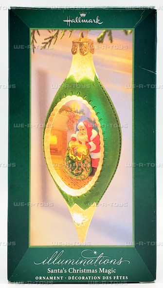 Hallmark Illuminations Santa's Christmas Magic Ornament 2005