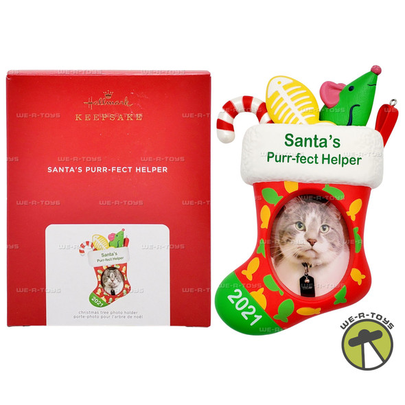 Hallmark Keepsake Christmas Ornament Santa's Purr-FECT Helper 2021