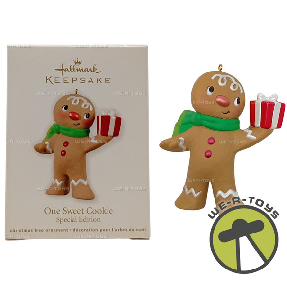One Sweet Cookie Gingerbread Boy Hallmark Keepsake Ornament 2012 New LPR3824