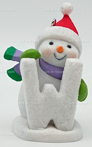 W Is For Welcome Wonder Let It Snow Hallmark Keepsake Ornament 2013 New QRP5942