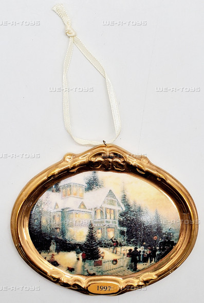 Hallmark Keepsake Ornament Victorian Christmas by Thomas Kinkade 1997