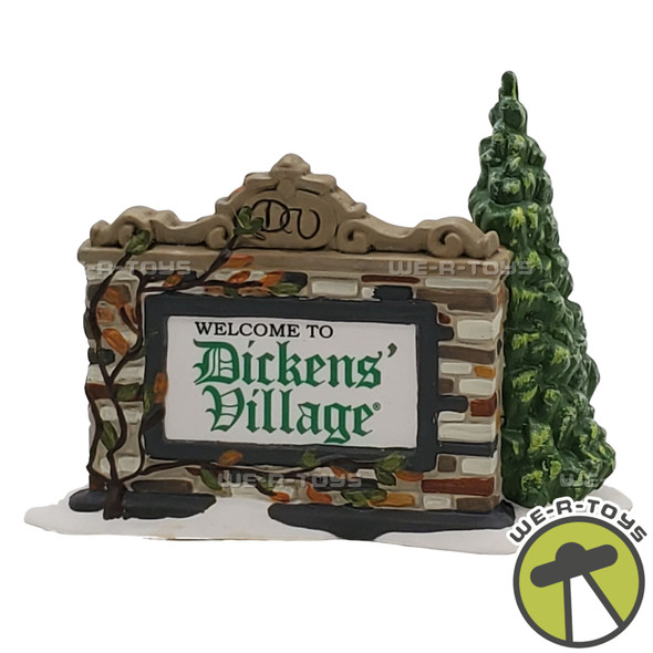 Department 56 Dickens' Village Welcome Sign Accessory 799951 NEW
