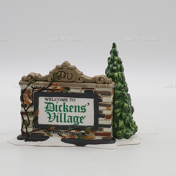 Department 56 Dickens' Village Welcome Sign Accessory 799951 NEW