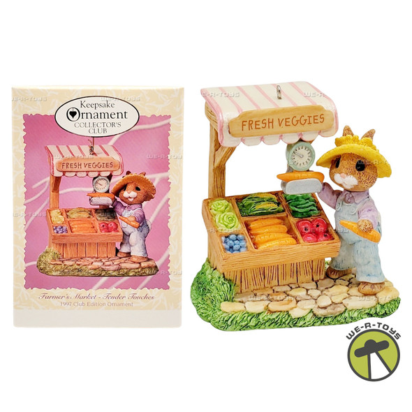 Hallmark Keepsake Collectors Club Ornament Farmers Market Tender Touches 1997