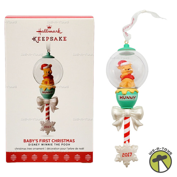 Hallmark Keepsake Christmas Ornament Winnie the Pooh Baby's First Christmas 2017