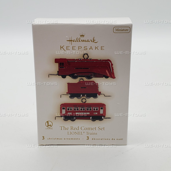 Hallmark Keepsakes The Red Comet Set 2009 3 Miniature Ornaments NEW