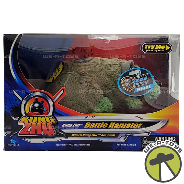 Zhu Zhu Pets Kung Zhu Battle Hamster River 2010 Cepia Toys 88005 NEW