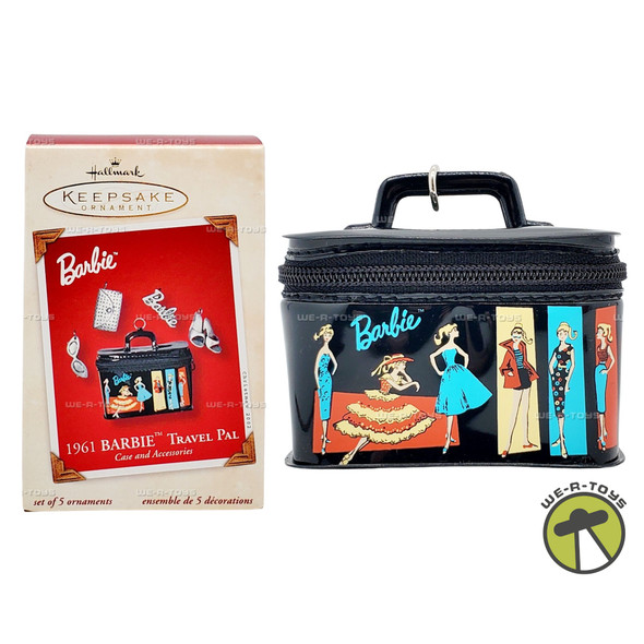 Hallmark Keepsake Ornament 1961 Barbie Travel Pal Case and Accessories 2001
