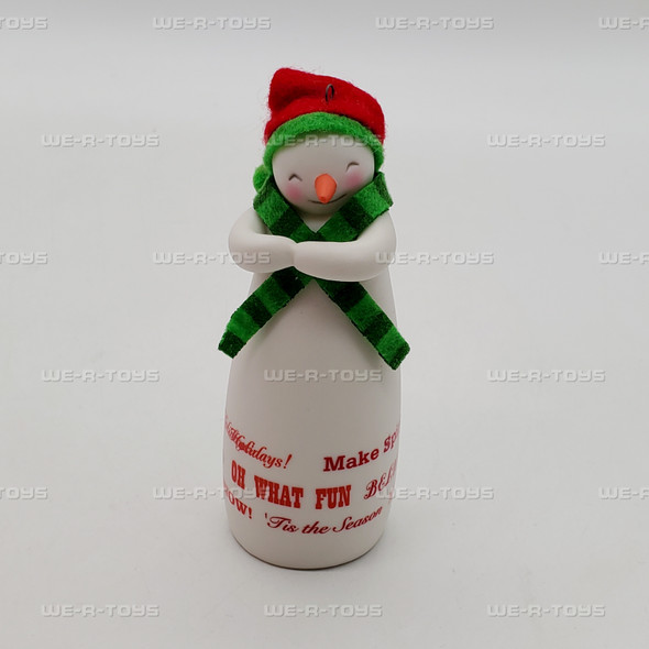 Hallmark Keepsake 2014 Merry Wishes Snowman Christmas Ornament NEW