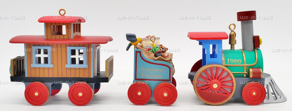 Hallmark Keepsake Ornament The Ornament Express Set of Three 1989