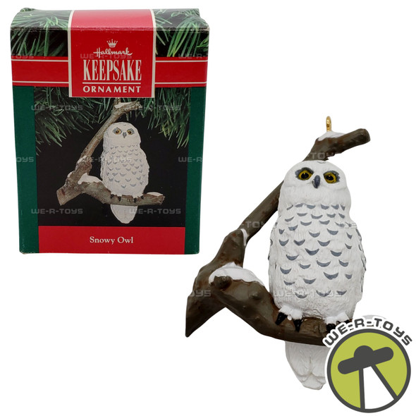 Hallmark Keepsake 1991 Snow Owl on Branch Christmas Ornament NEW