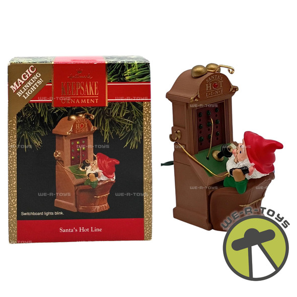 Santa's Hot Line Switchboard Hallmark Keepsake Ornament New 1991 QLX7159