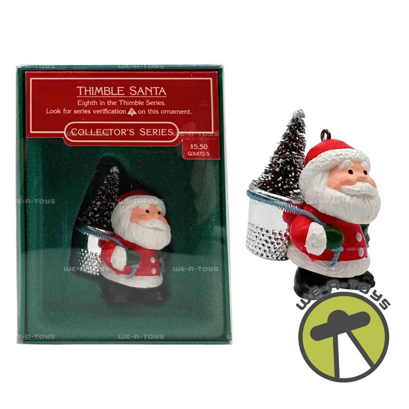 Thimble Santa Hallmark Keepsake Ornament Collectors Series 1985 New QX4275