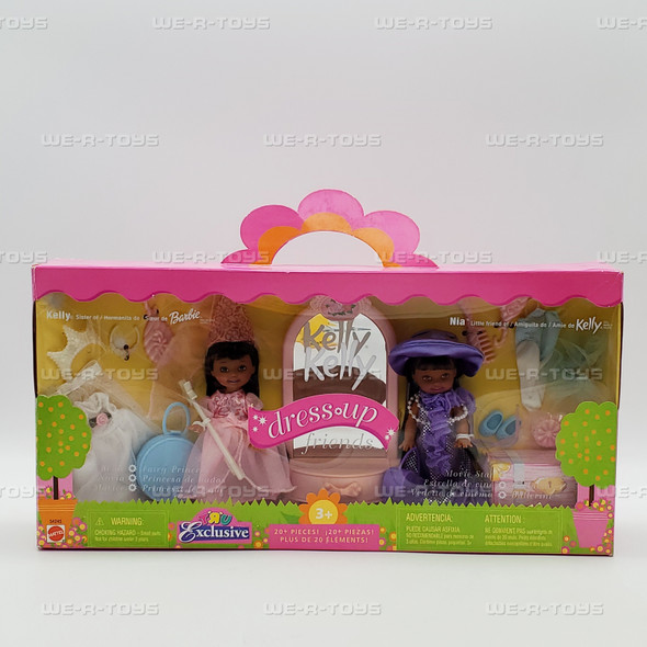 Barbie Kelly Club Dress Up Friends Giftset Kelly and Nia 2001 Mattel 54245 NEW