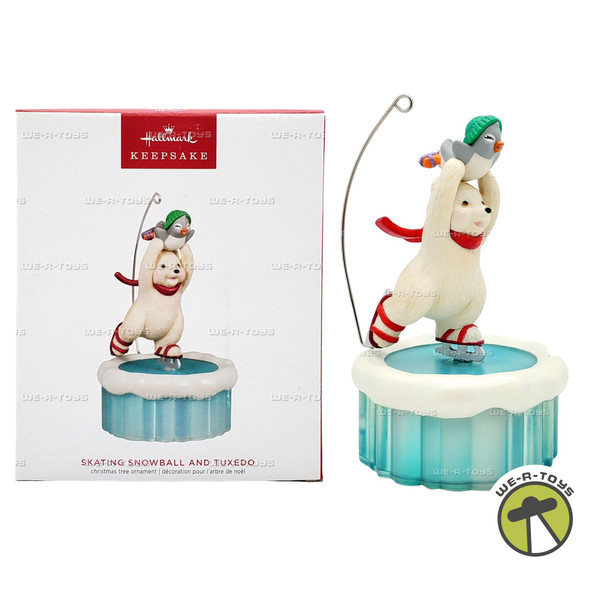 Hallmark Keepsake Christmas Ornament Skating Snowball and Tuxedo 2023