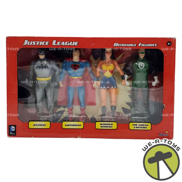 DC Comics Poseable Super Hero Action Figures 4 Pack NJ Croce 3900 NEW