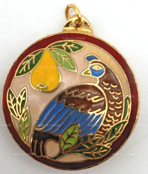 Cloisonne Partridge Precious Edition Miniature Hallmark Keepsake Ornament 1995