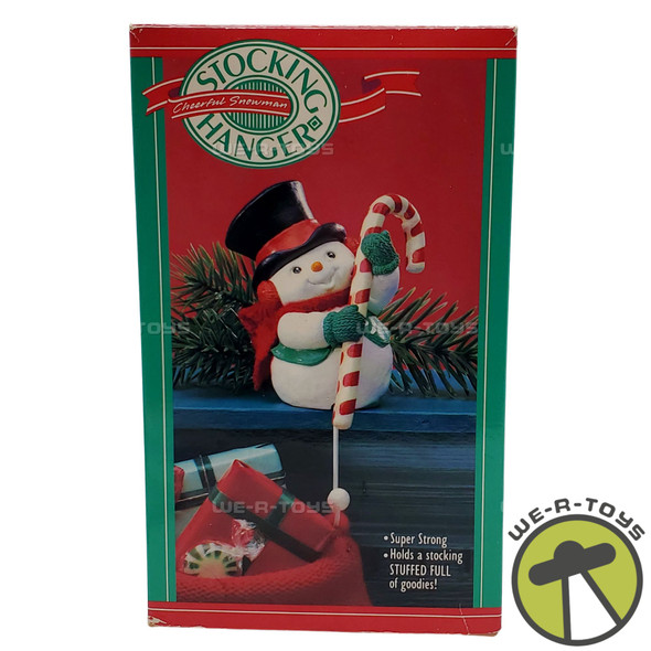 Hallmark Keepsakes 1991 Stocking Hanger Cheerful Snowman New