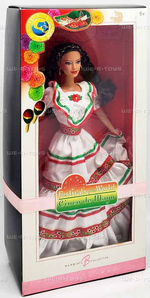 Cinco De Mayo Barbie Doll Festivals of the World 2006 Mattel K7921