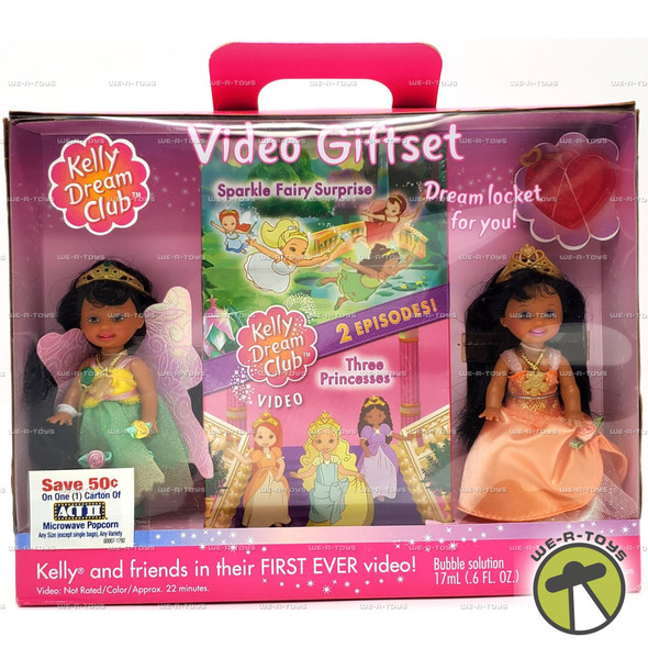 Kelly Dream Club Video Giftset Dolls w/ Bubbles 2002 Mattel #B0303