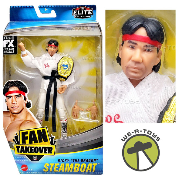 WWE Elite Collection Fan Take Over Ricky the Dragon Steamboat Figure 2020 Mattel