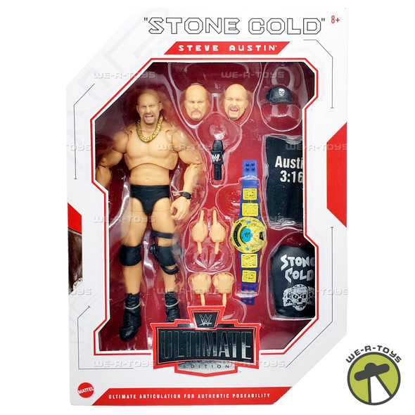 WWE Ultimate Stone Cold Steve Austin Action Figure 2021 Mattel GVC16