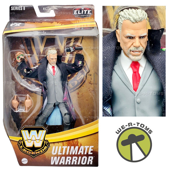 WWE Elite Legends Collection Ultimate Warrior Action Figure Mattel GRK85