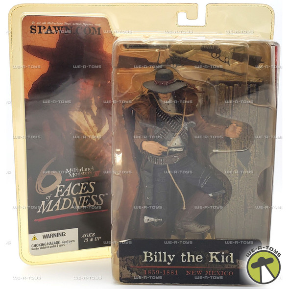 McFarlane Monsters III 6 Faces of Madness Billy The Kid 2004 Action Figure 40221