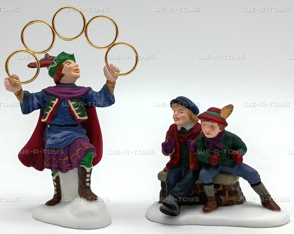 Department 56 Dickens Village Series Five Golden Rings Accessory Set New 58381
