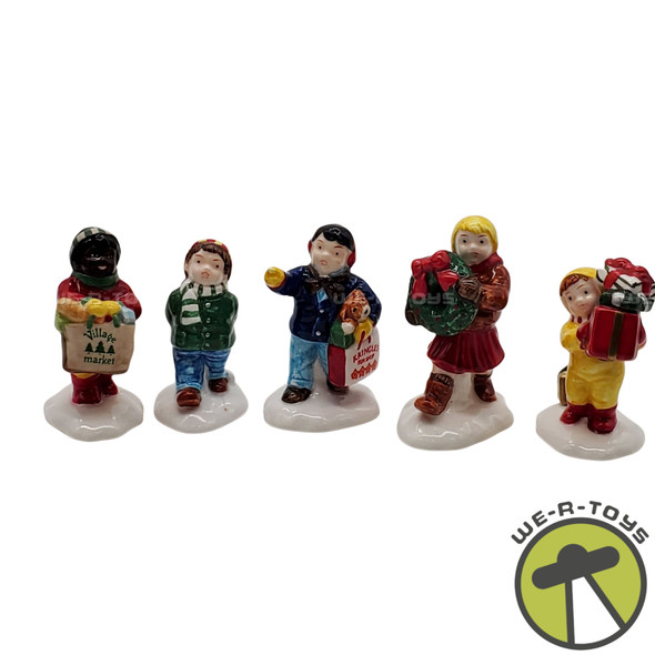 Department 56 Snow Village Christmas Kids Set of 5 #54992 NEW