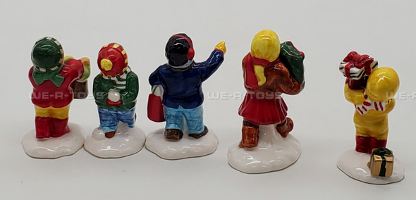 Department 56 Snow Village Christmas Kids Set of 5 #54992 NEW