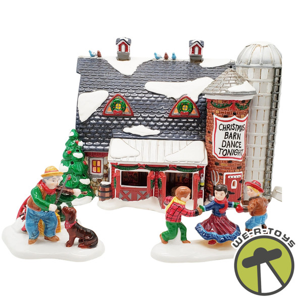 Department 56 Lot of 2 Christmas Barn Dance and At The Barn Dance Accessory