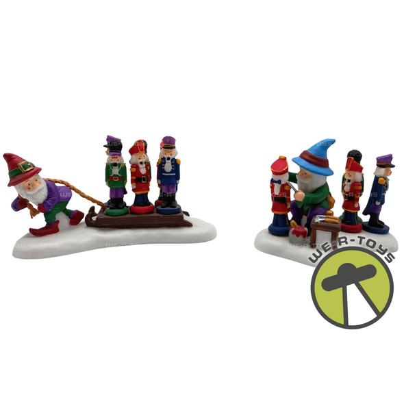 Department 56 North Pole Series Nutcracker Deliver Set of 2 New 2002 #56842