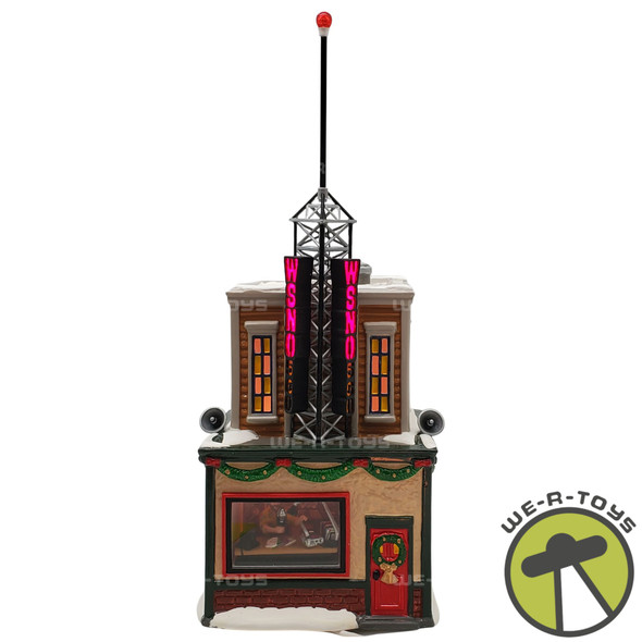 Department 56 Original Snow Village WSNO Radio Station 55010 NEW