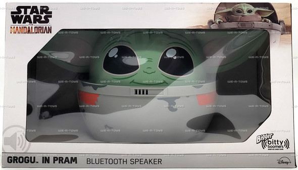 Star Wars The Mandalorian Grogu in Pram Bluetooth Speaker 2022 Bitty Boomers